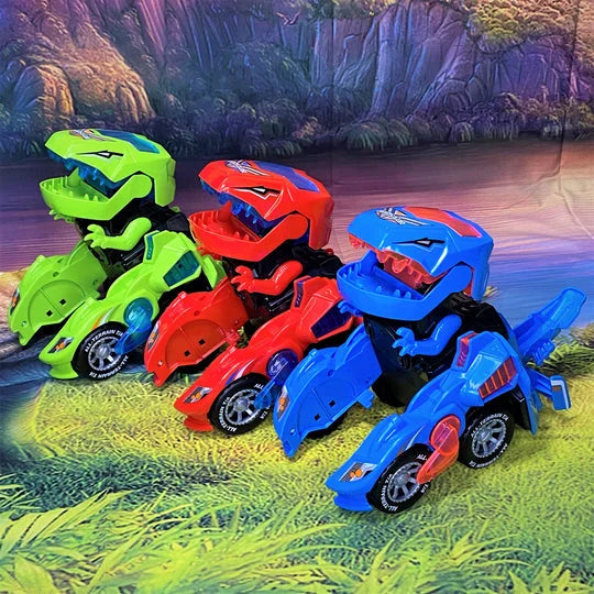 Dino Auto Transformer! Met licht & Geluid!