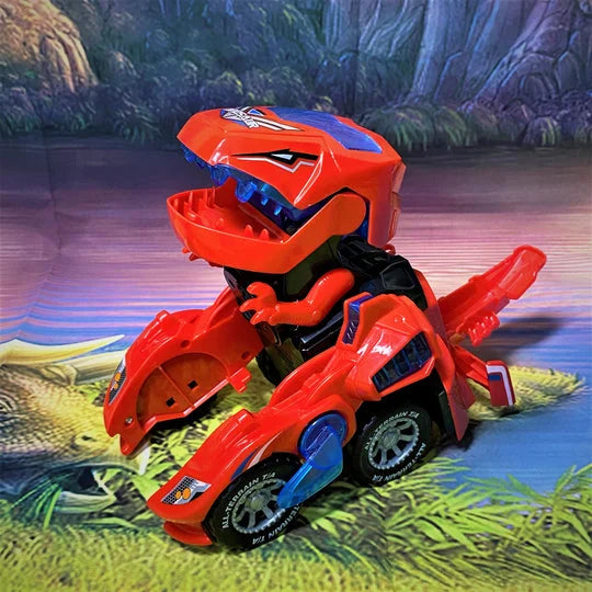 Dino Auto Transformer! Met licht & Geluid!