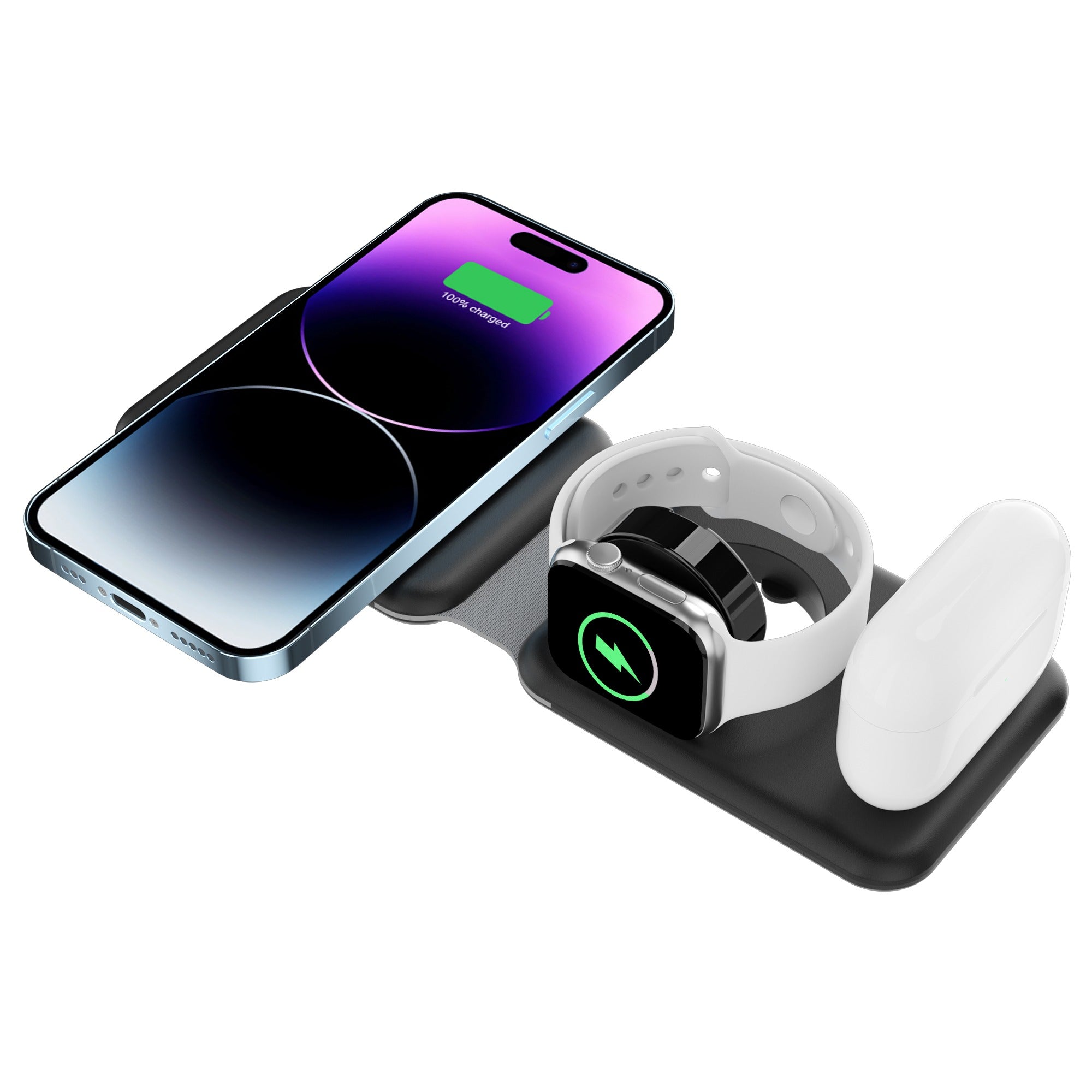 3 In 1 Magnetic Foldable Charger!